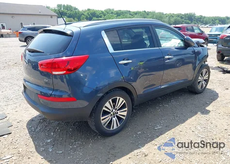2016 Kia Sportage Ex из США, поврежденный, VIN KNDPCCAC9G7816304